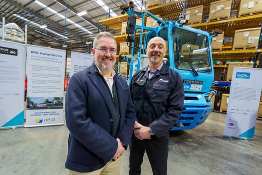 Michael Talbot, deputy head of CCAV, and Martin Kendall, MD of Vantech