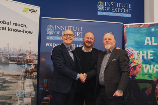 Marco Forgione, IOE&IT Director General - Lars Karlsson, Global Head of Trade and Customs Consulting Maersk - Patrik Heinesson, Managing Director, KGH Customs Services