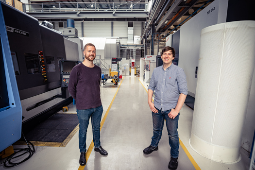Chris Iveson, Co-founder and CEO of FourJaw and Robin Hartley-Willows, Co-founder and CTO of FourJaw