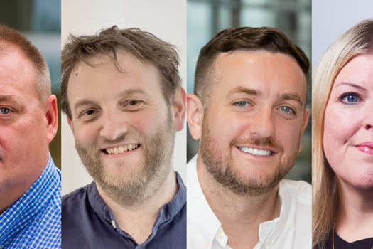 LtoR - Paul Hingley, Siemens, Daniel Lewis, Awen Collective, David Taylor, IN4.0 Group, Katie Gallagher, Manchester Digital