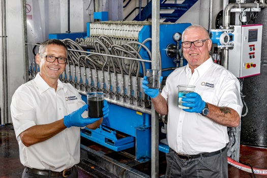 Airedale Group's Operations Director, Daniel Fox, with Senior Projects Manager, Andrew Bellwood