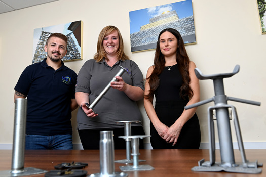 (l-r) Adam Wheeler (MET Recruitment), Rebecca Grainger (Isaac H. Grainger’s), Angelika Chmielewska (MET Recruitment)