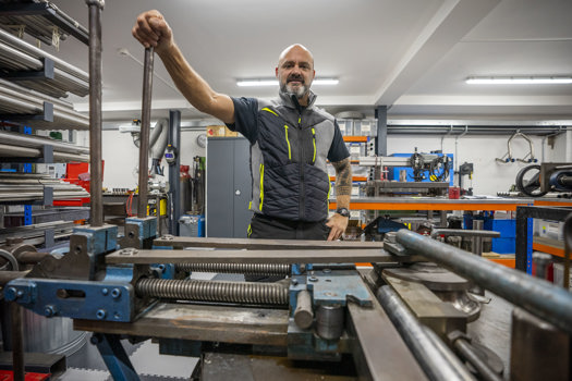 Damian Turner, owner of Fuel Exhausts